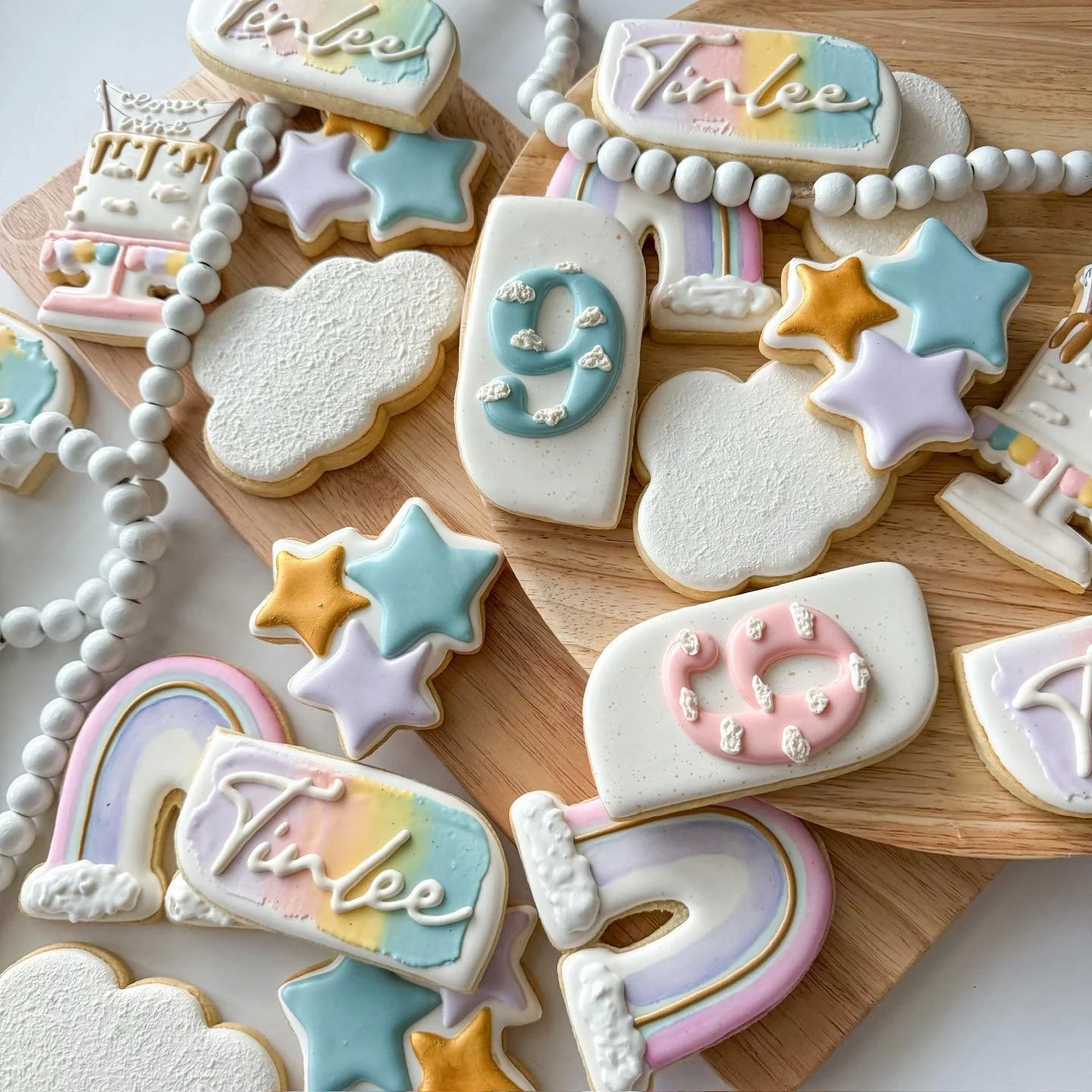 National Find a Rainbow Day?
No need to go looking - we brought it to you 🌈🍪
You&rsquo;re welcome🤍

#nationalfindarainbowday #rainbow #rainbowcookies #oncloud9 #oncloud9birthday #birthdaytheme #birthdaythemeparty #girlbirthdaytheme #9thbirthdaythe