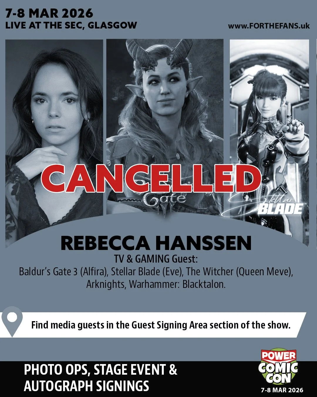 Guest Cancellation: Rebecca Hanssen