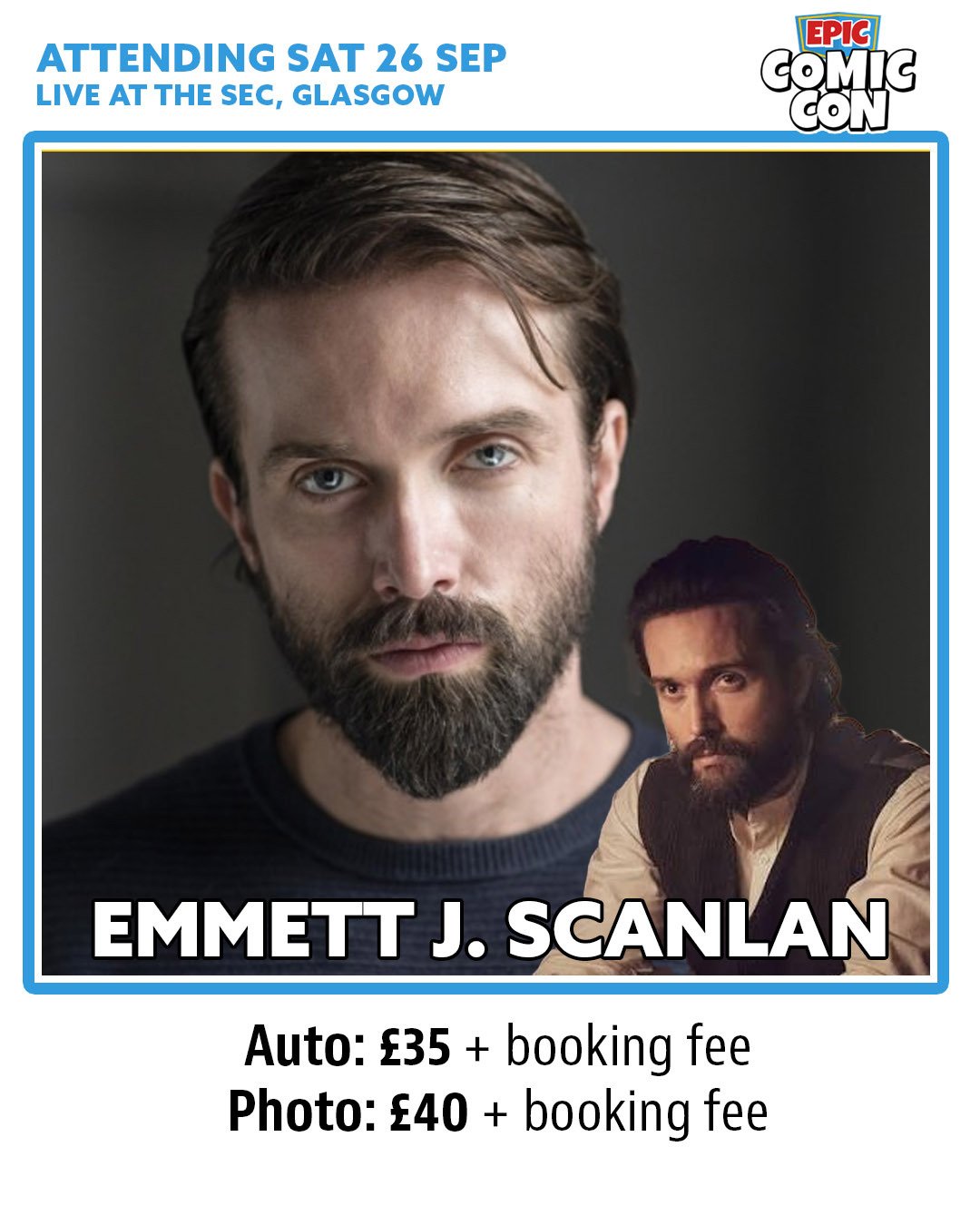 Emmett J. Scanlan - Guest at Epic Comic Con 2027