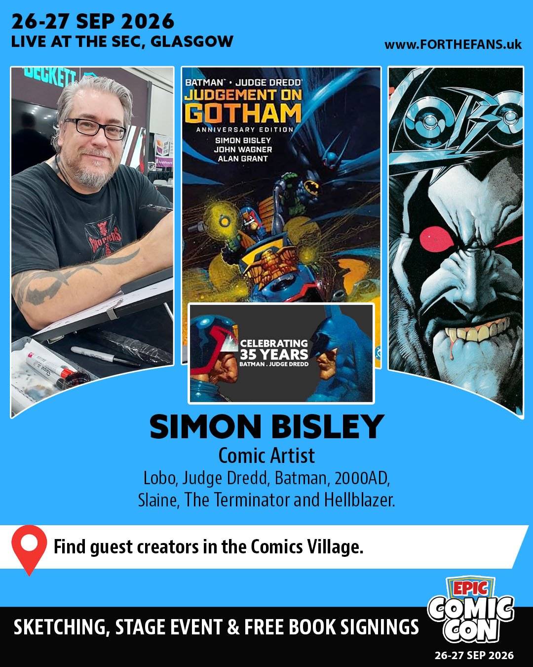 Simon Bisley - Epic Comic Con Comics Guest