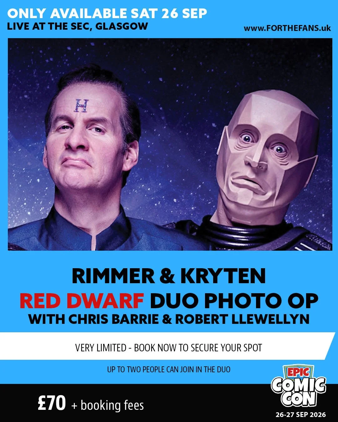 Red Dwarf Duo - Photo Op (SAT Only)