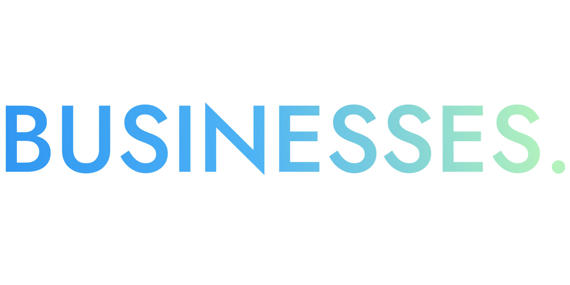 Text reading 'BUSINESS' with a blue background and digital effects.