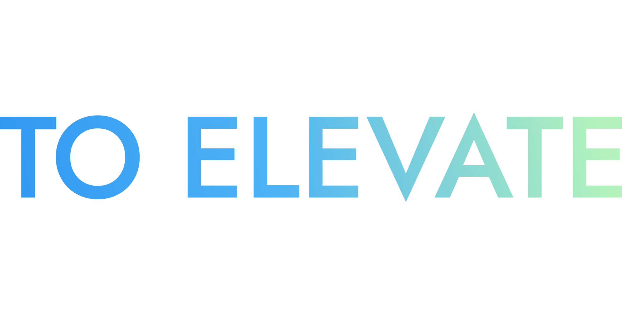 Colorful logo with the text 'TO LEVATE' in a modern, stylized font.