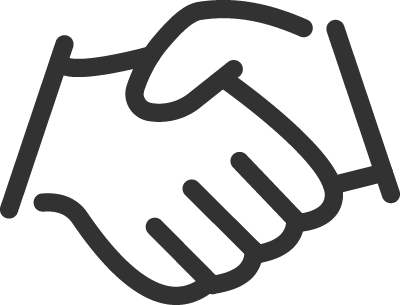 Icon Handschlag – Symbol für sanfte Modernisierung beim Praxisübergang