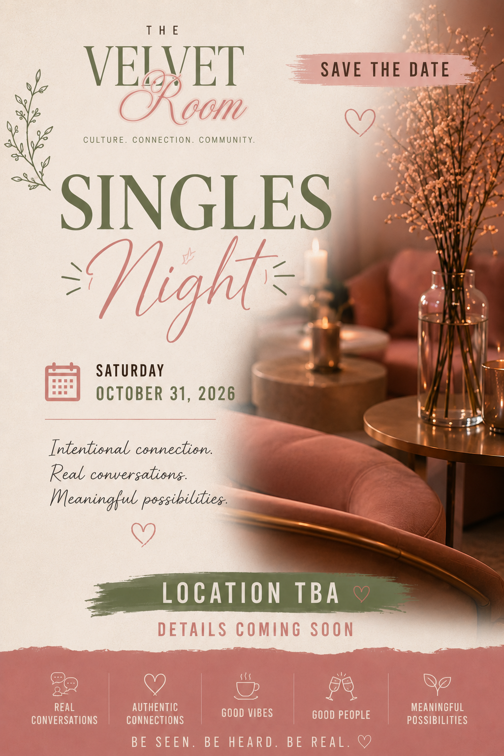 Not another shallow singles event.

This night is about honesty, healing, laughter, poetry, and real connection.