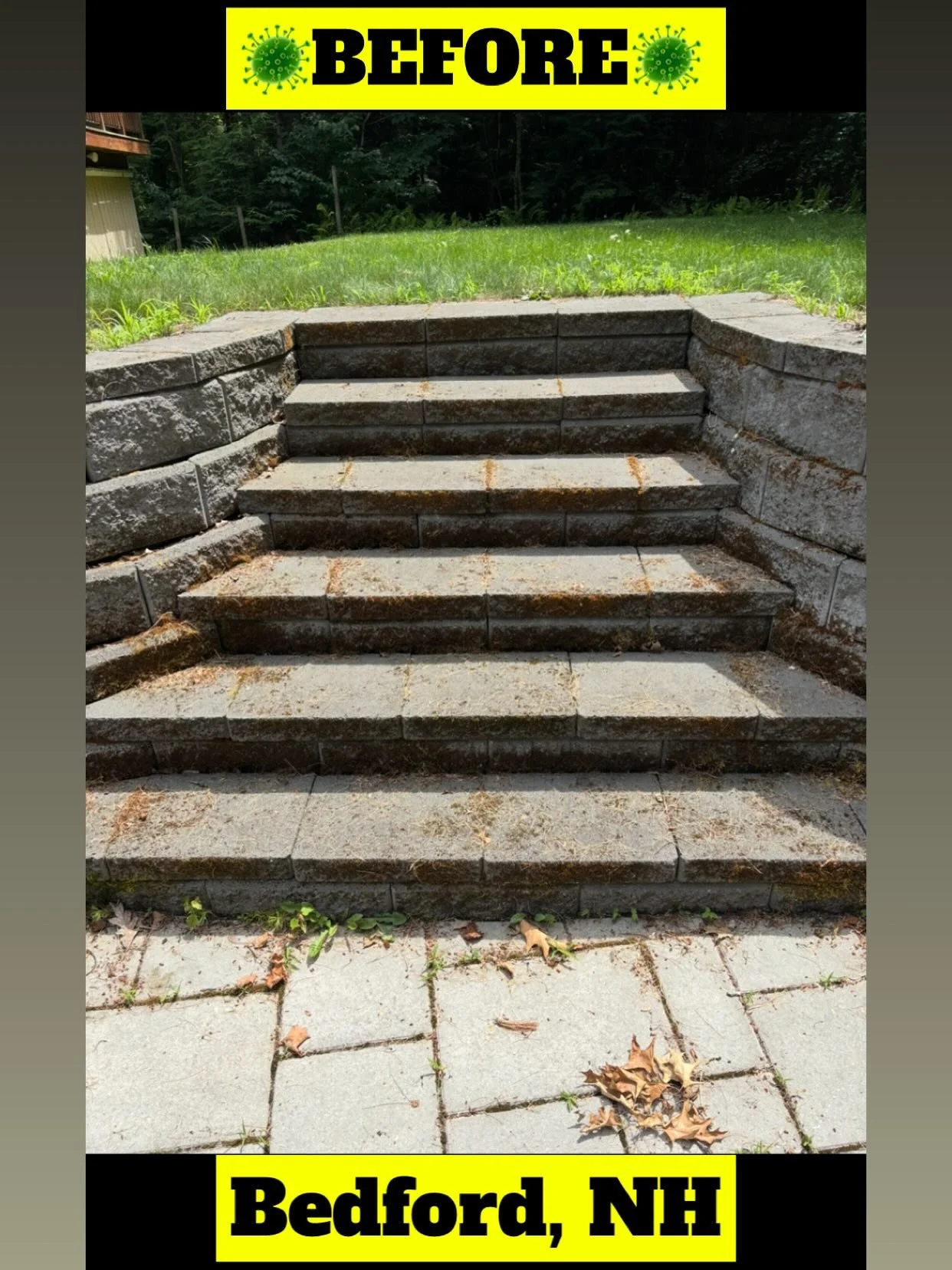 4th of July weekend highlights #pressurewash #pressurewashing #powerwashing #siding #retainingwall #concrete #lunchpailservices