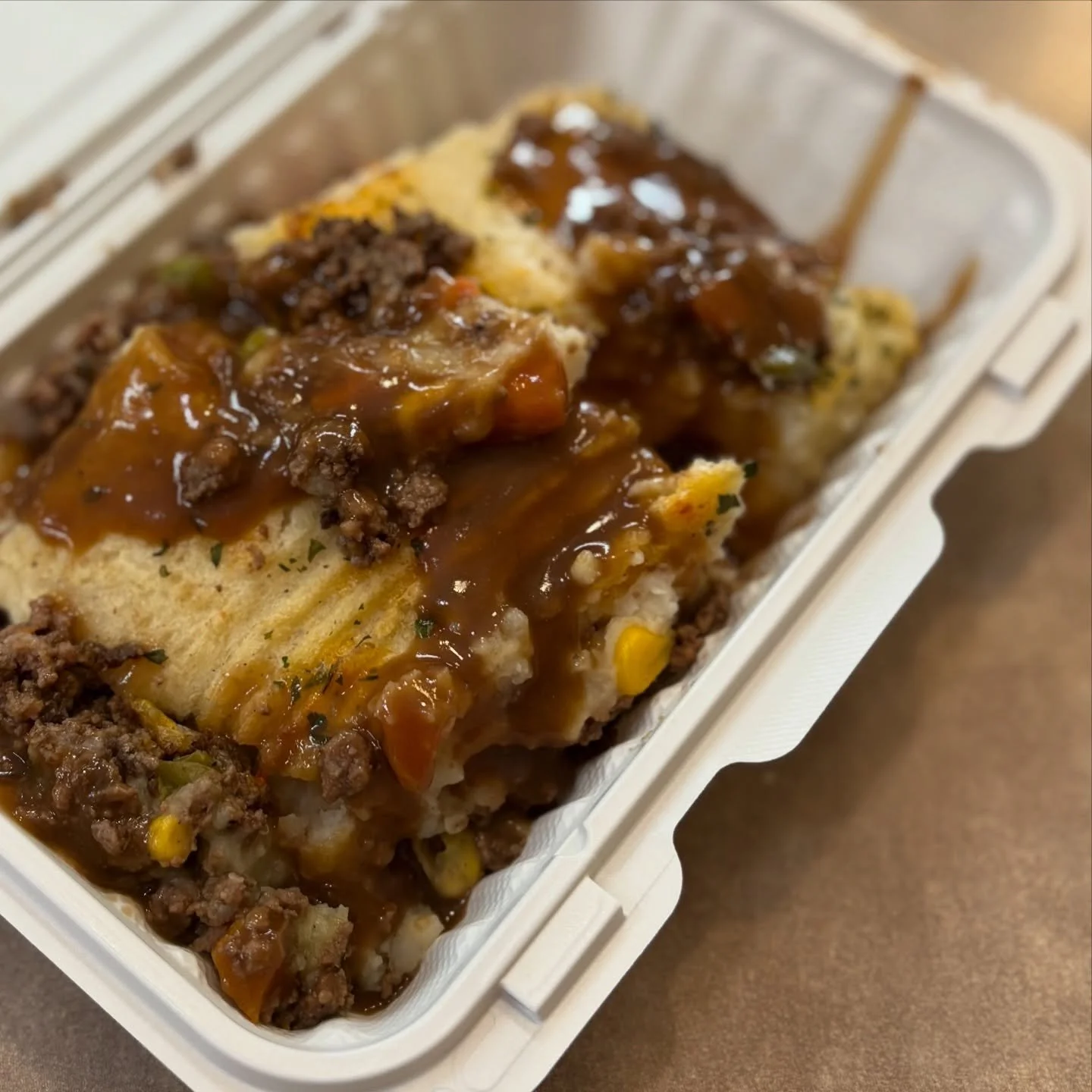 🌞 Wednesday Lunch Special at Adria Deli! 🌞

It&rsquo;s my favourite and honestly the best in town if I do say so myself&hellip; Granny&rsquo;s Shepherd&rsquo;s Pie is on the menu today! 🥧🔥

Today&rsquo;s soups:
Potato Leek and Ham 
Hamburger Maca