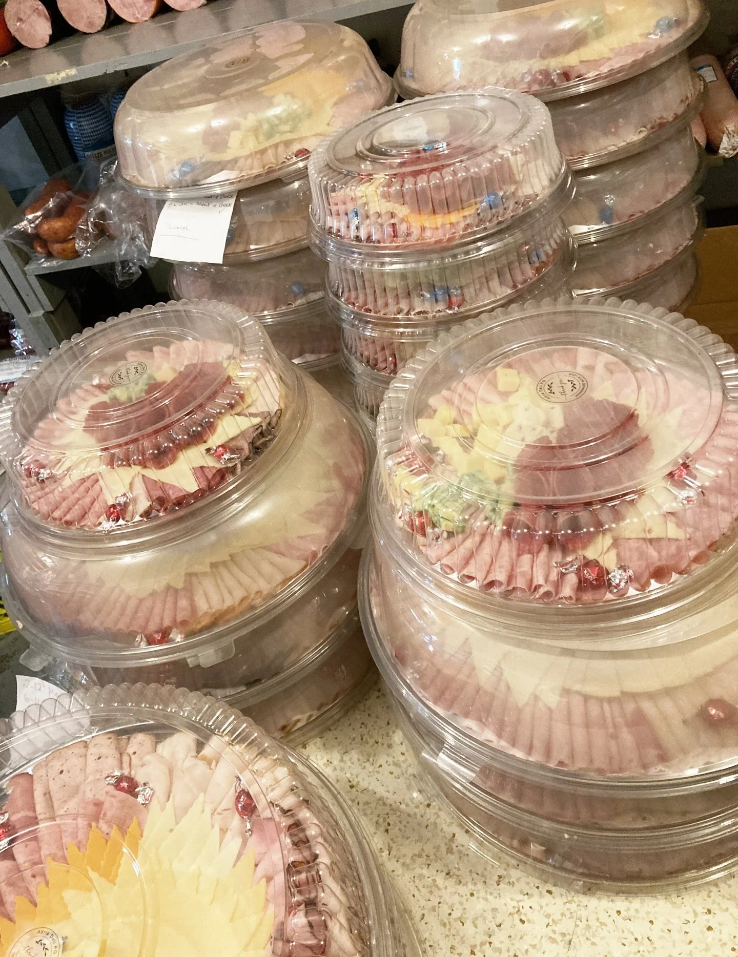 Busy week ahead and we&rsquo;re just getting started. 💪

First round of catering platters is ready to rock n roll. Fresh, loaded, and heading out the door.

Huge thanks to PG for keeping us busy. If you&rsquo;ve got events, meetings, or last minute 