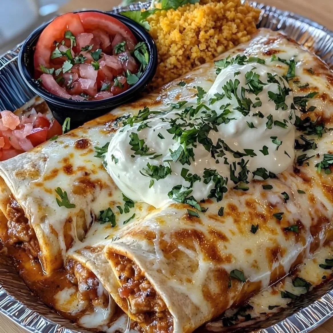 WE&rsquo;RE LATE ON THE UPLOAD TODAY, we have a full board of catering to tackle. AS ALWAYS THANK YOU PG! 

TUESDAY LUNCH SPECIAL 
Chicken enchiladas with Spanish rice, sour cream and salsa 

TODAYS SOUPS
Cabbage and sausage 
Potato and bacon 

Hot l