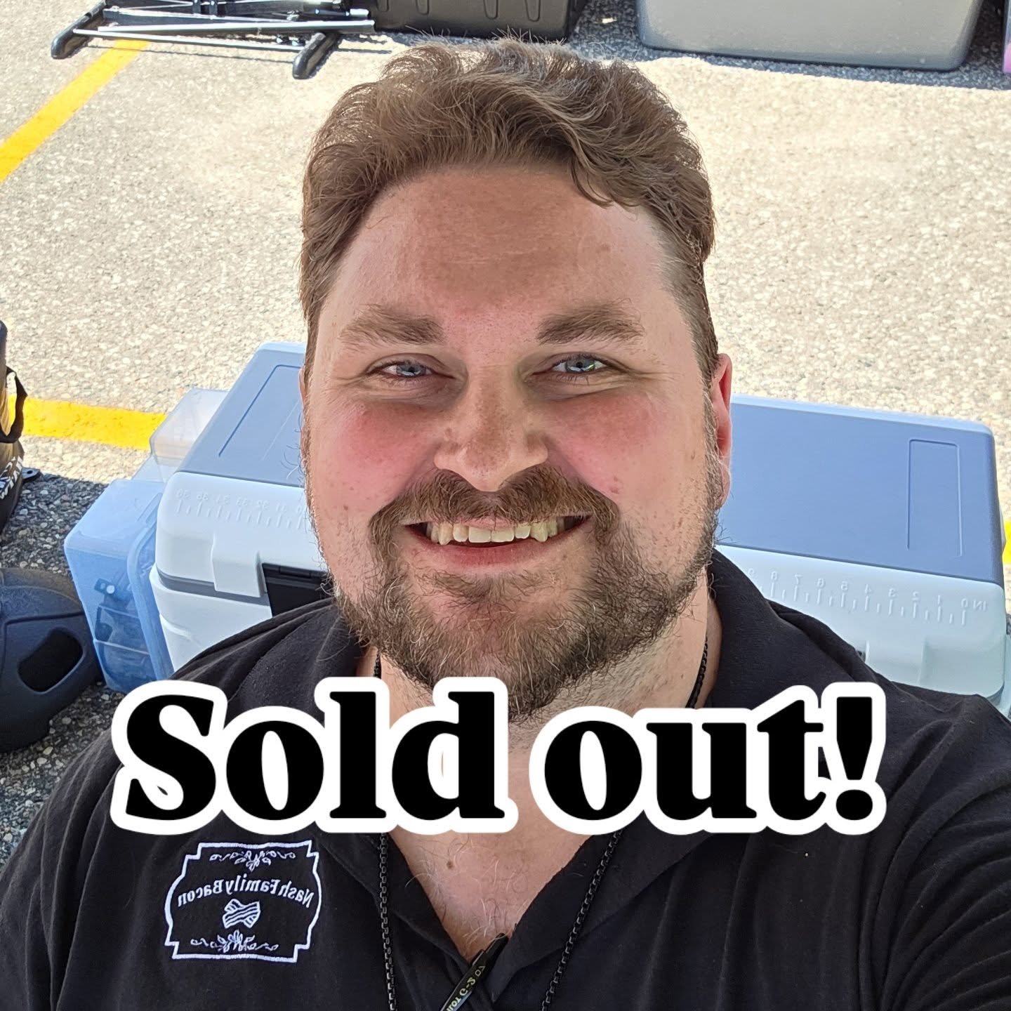 We've sold completely out of our bacon three hours into the event! Fear not though as another 150 lbs. is curing and will be ready for purchase on Thursday! Place your orders online to ensure you get yours!
Thank you for everyone everyone who came o