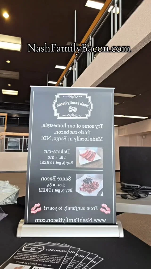 Do you want some delicious, thick cut bacon?! It's made locally here in the Fargo-Moorhead area!
#nashfamilybacon #bacon #smallbusiness #fargo #fargomoorhead #breakfast