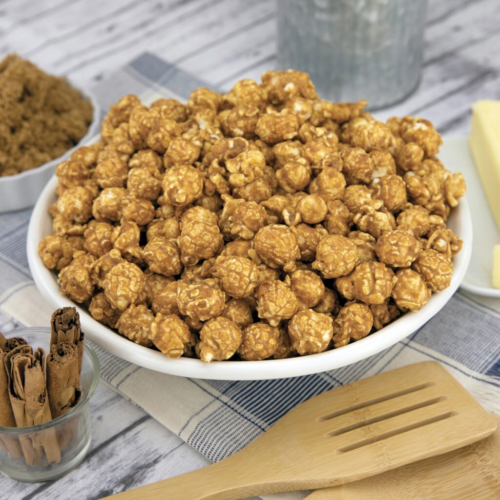 CINNAMON TOAST-
Our secret is lots of farm fresh butter, brown sugar and of course real cinnamon! It will bring back memories of your favorite cinnamon toast cereal. Gluten Free.
