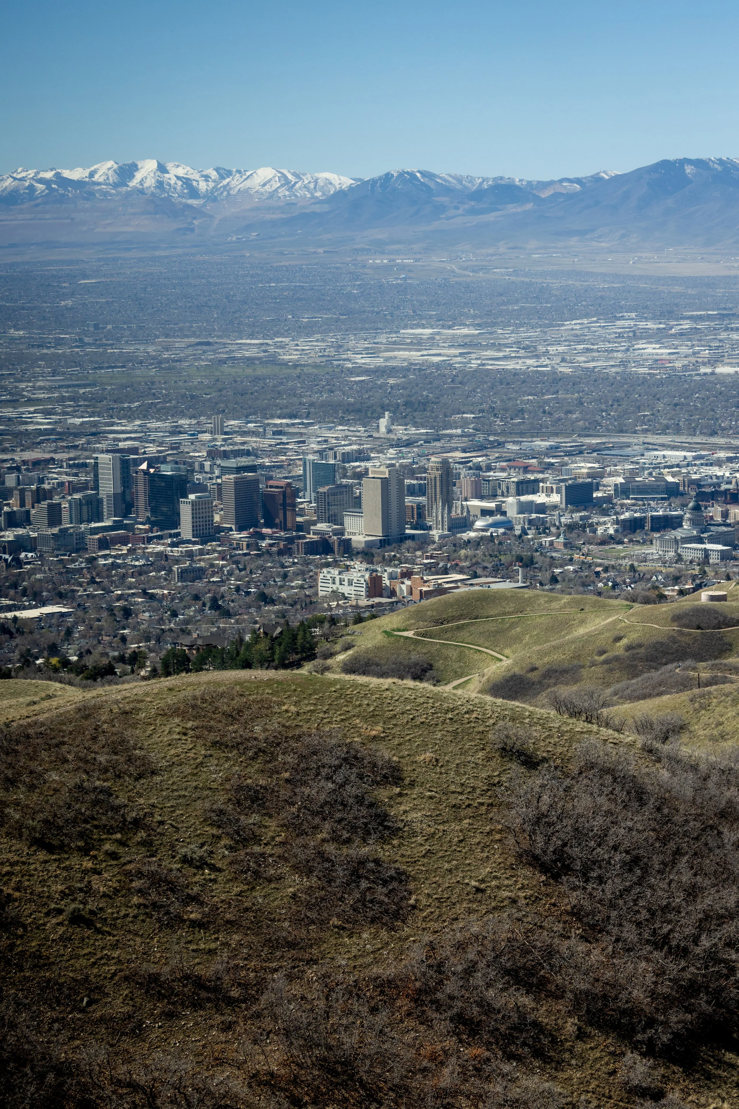 aerial views of utah