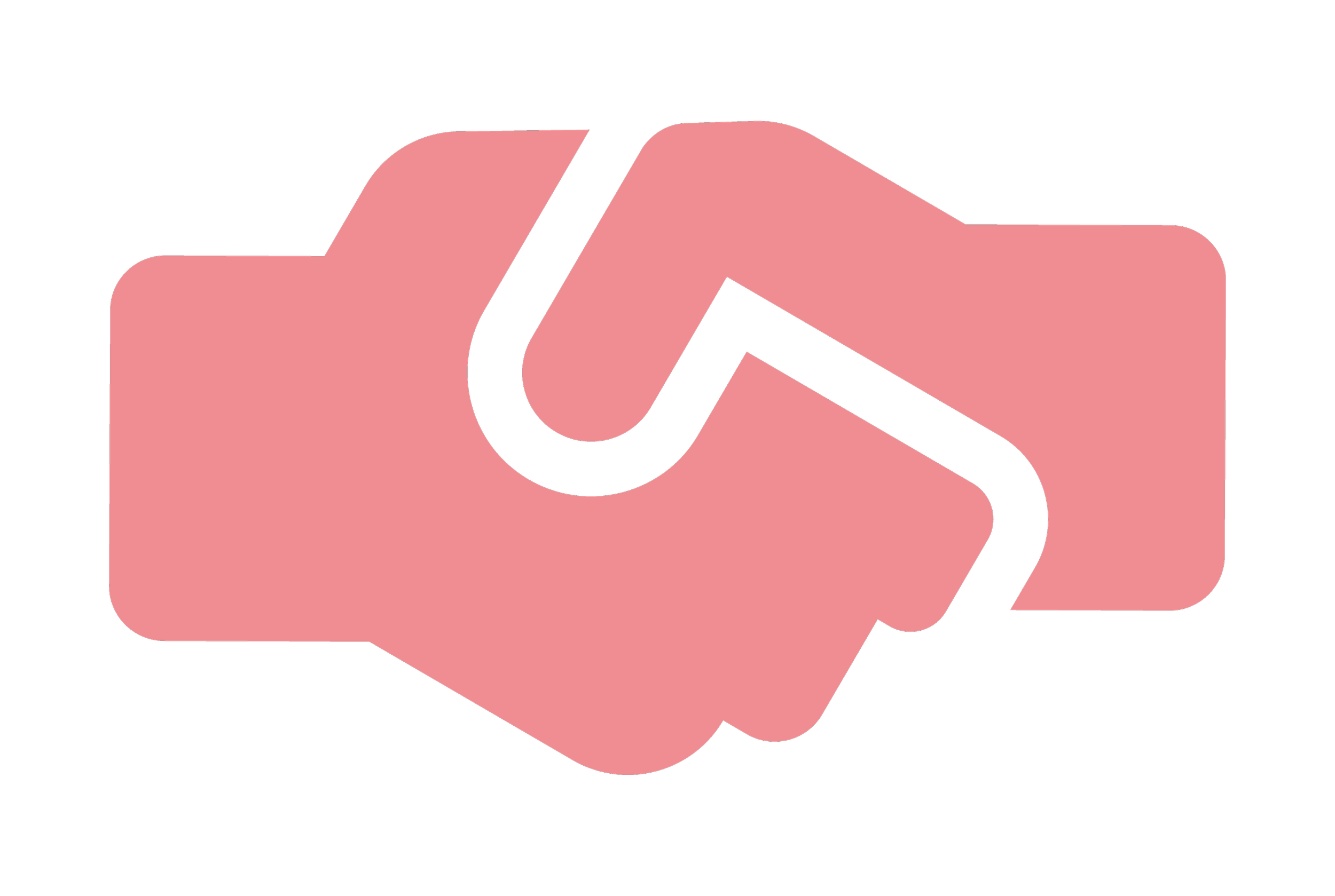 hands shaking icon for trustworthy helicopter tours