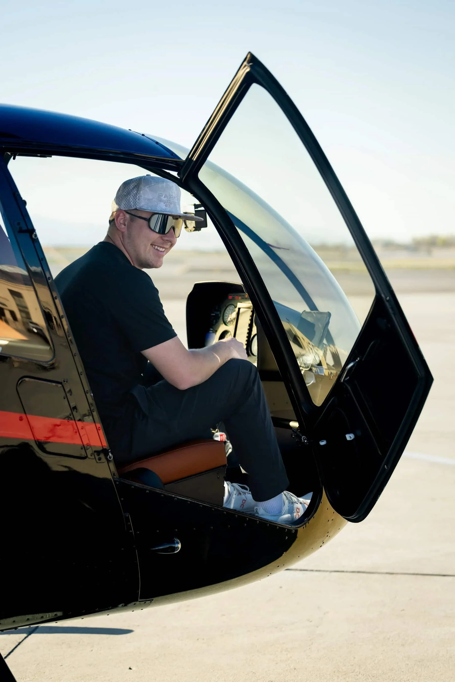 Cole Gilliland, founder and pilot at Parker Helicopters