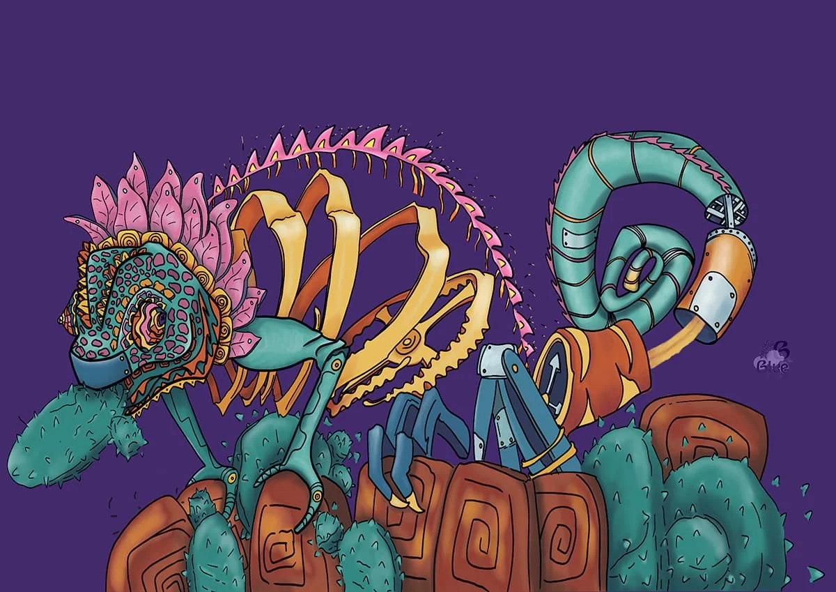 Cameleon Maya