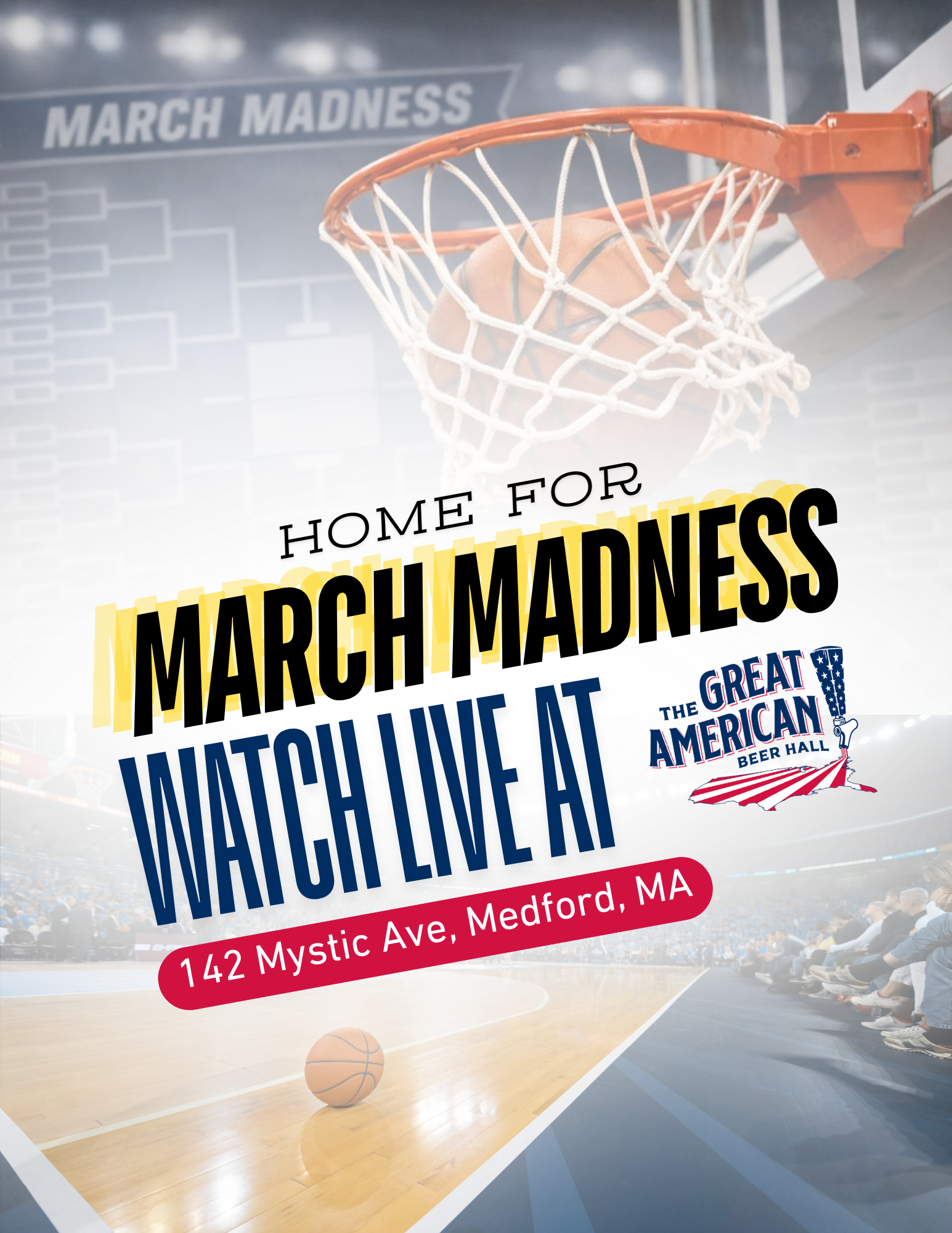 march madness home in boston somerville medford, 