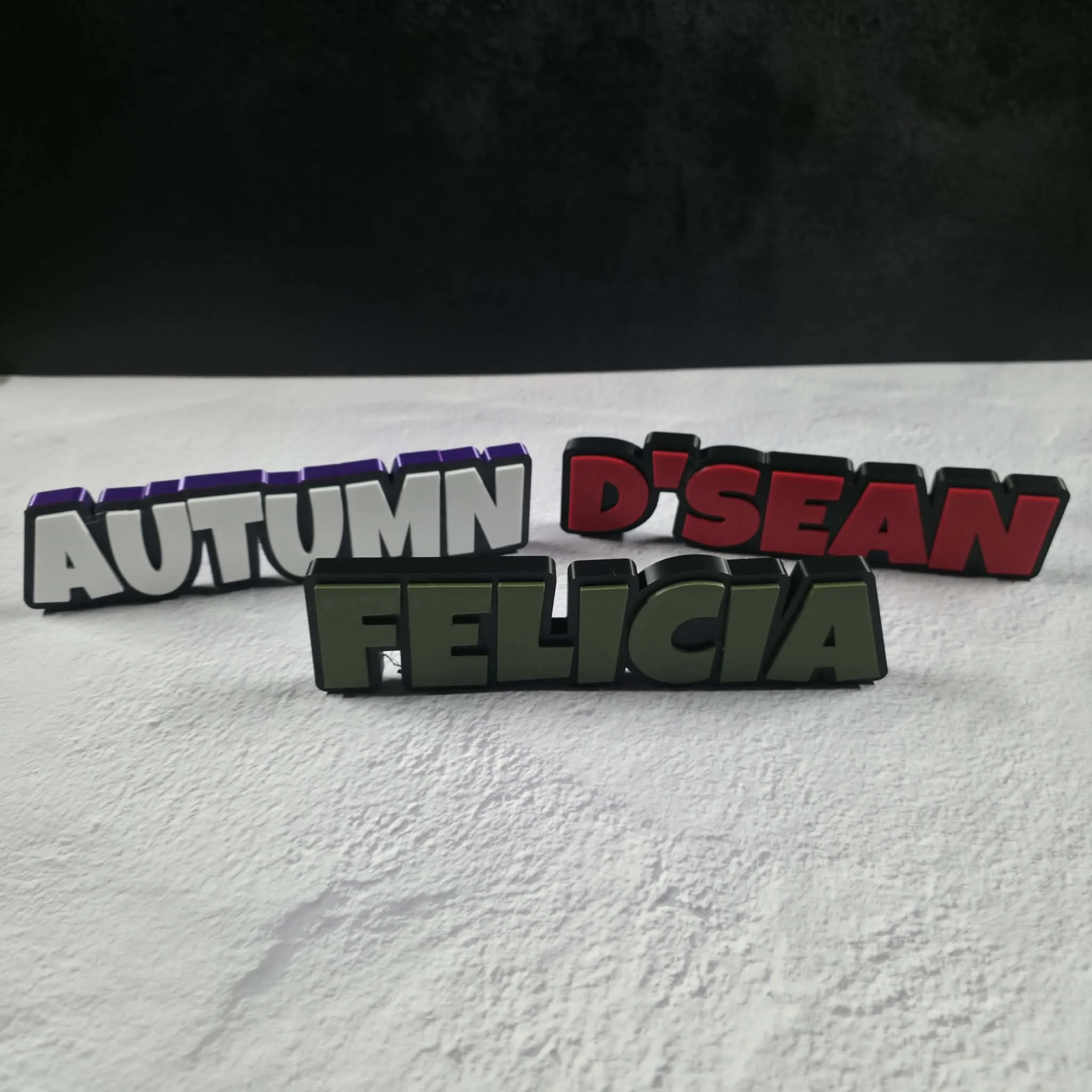 Custom 3D Printed Name Plate | Personalized Desk Display & Office Decor