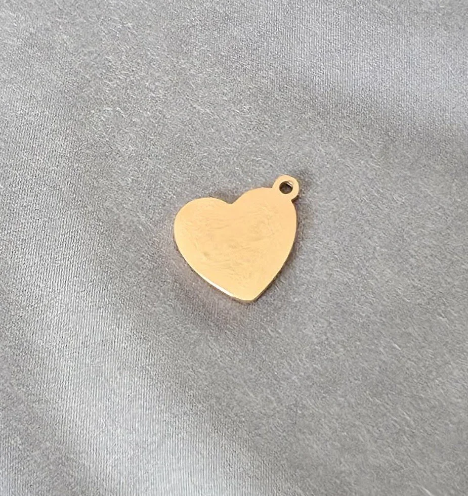 Heart Disc Charm