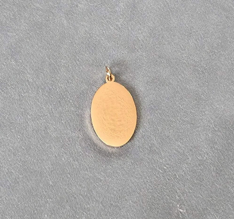 Oval Disc Charm