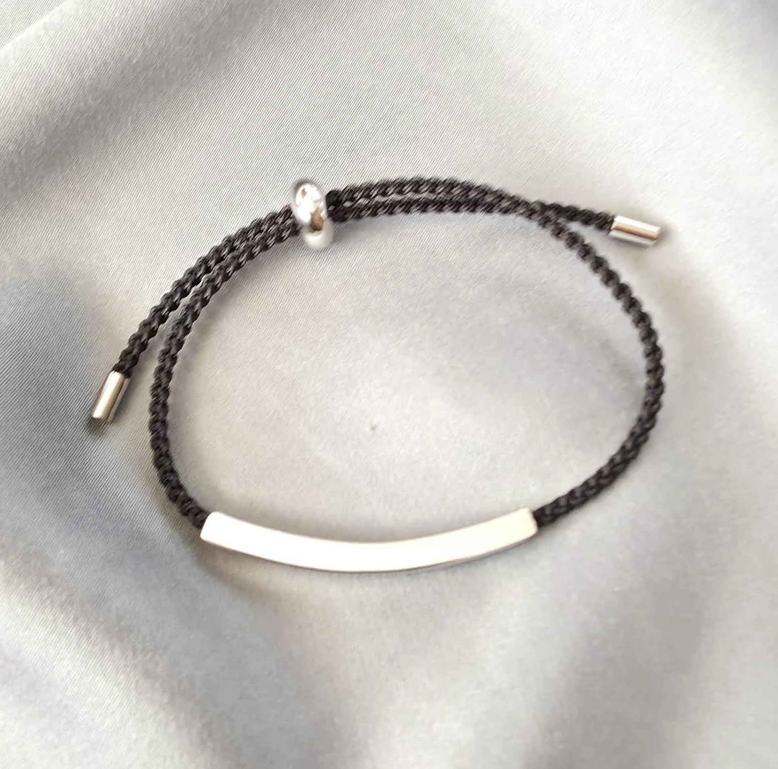 Sliding Bar Cord Bracelet