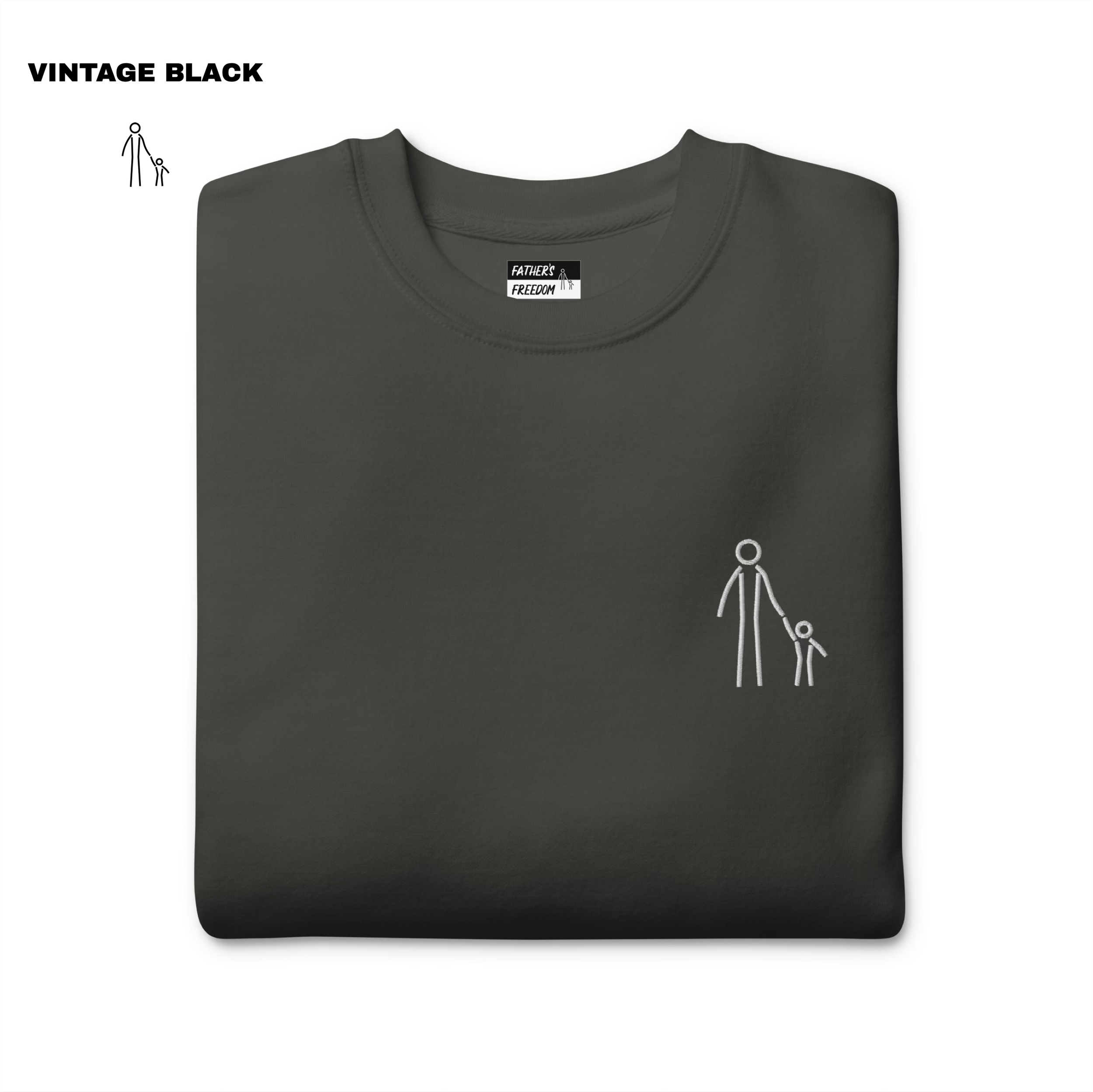 Father & Child Sweatshirt - Vintage Black.png