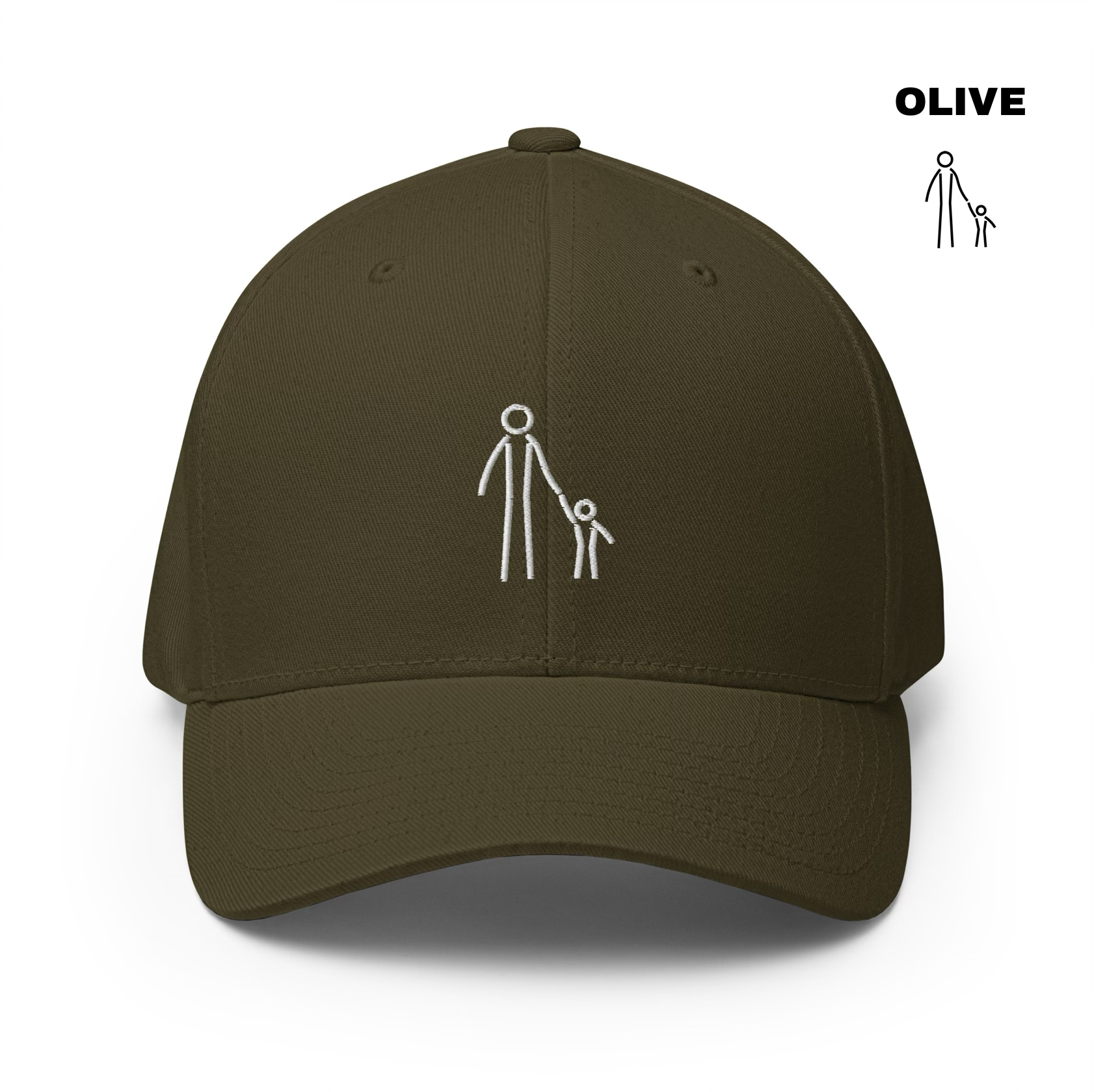 Father & Child Flexfit Cap - Olive.png