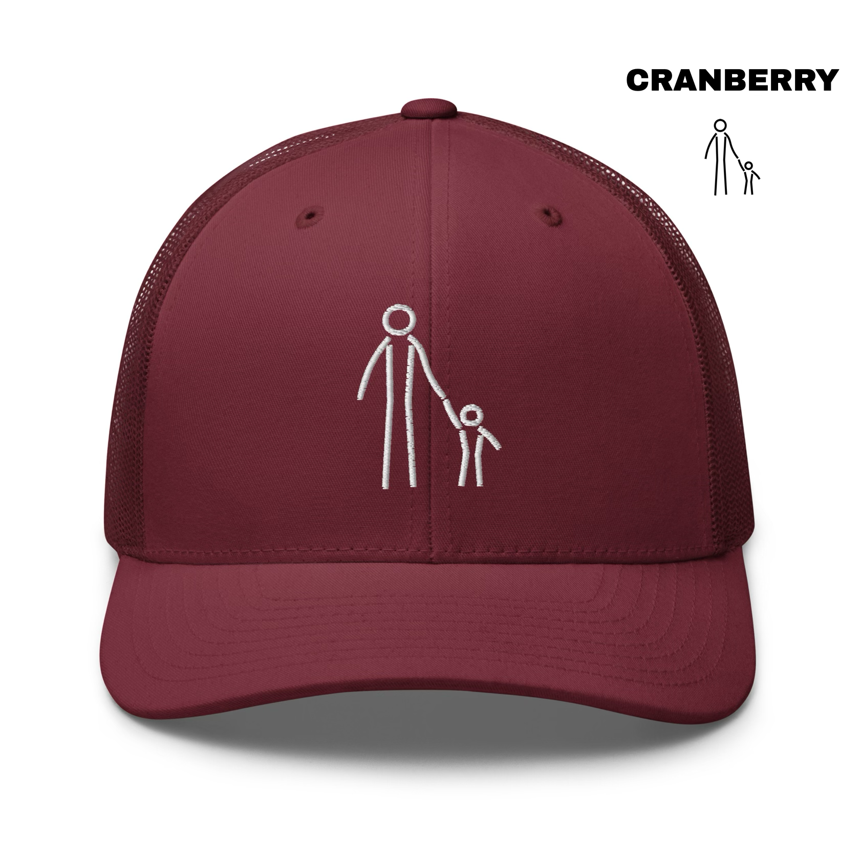 Father & Child Trucker - Cranberry.png
