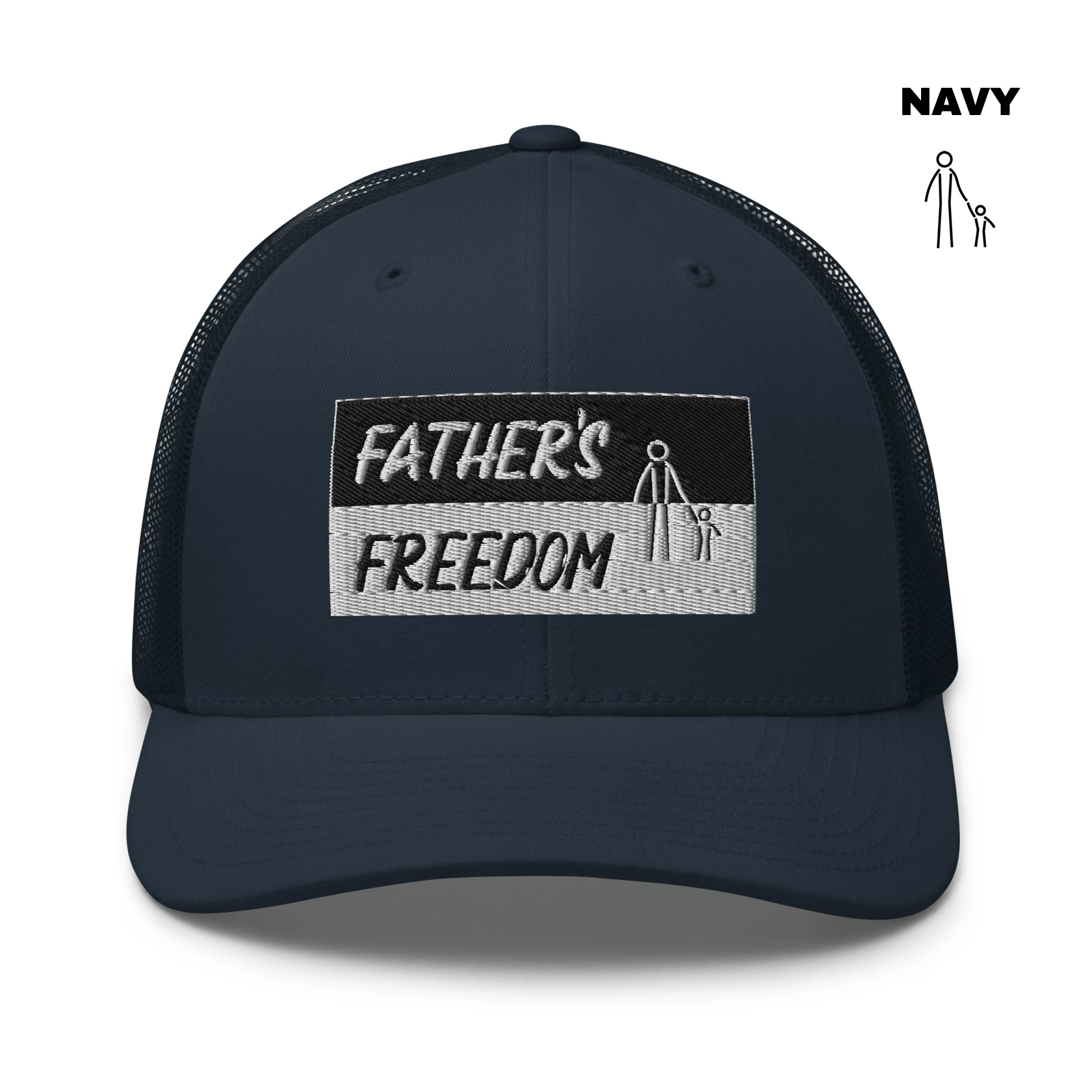 Father's Freedom Trucker - Navy.png