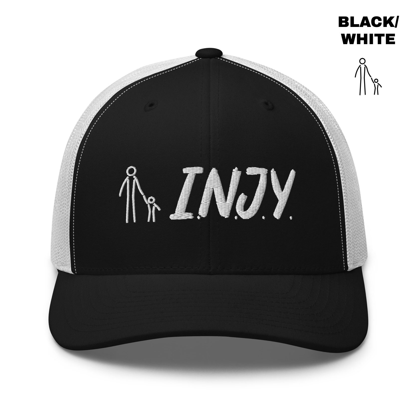 INJY Trucker - Black:White.png