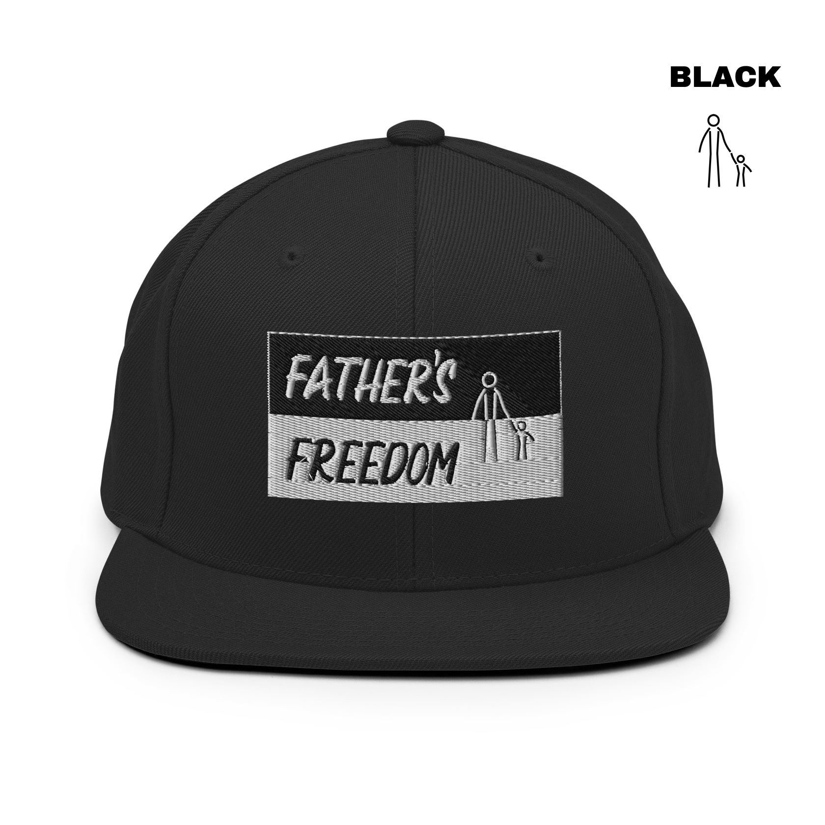 Father's Freedom Snapback - Black.png