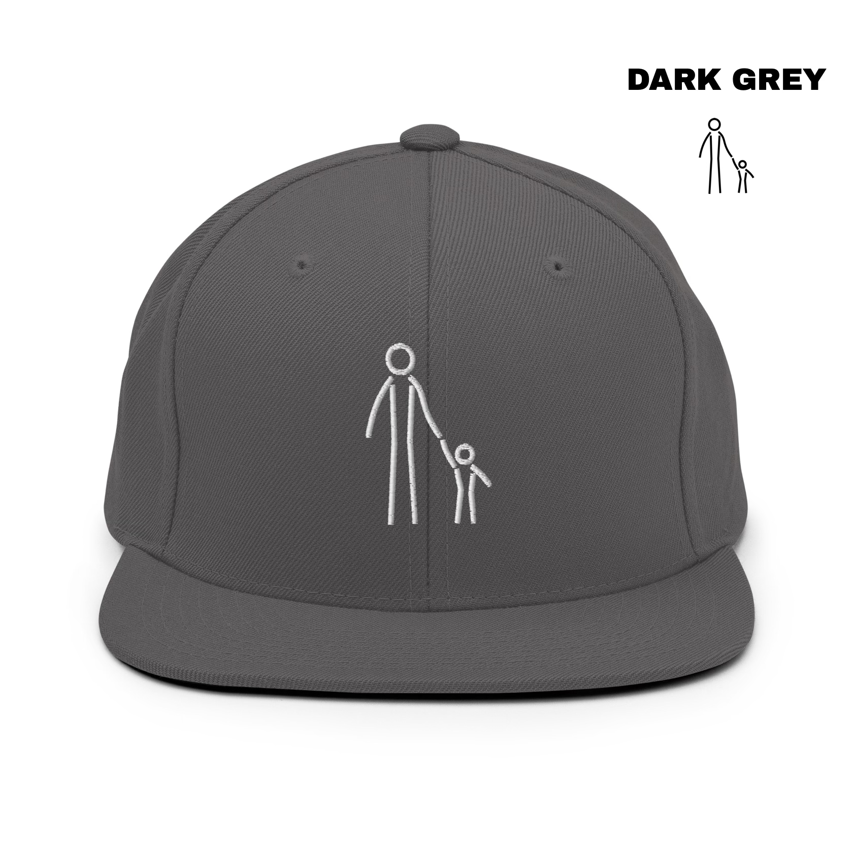Father & Child Snapback - Dark Grey.png