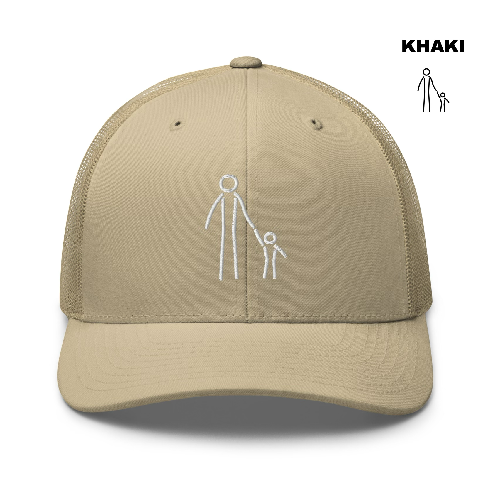 Father & Child Trucker - Khaki.png