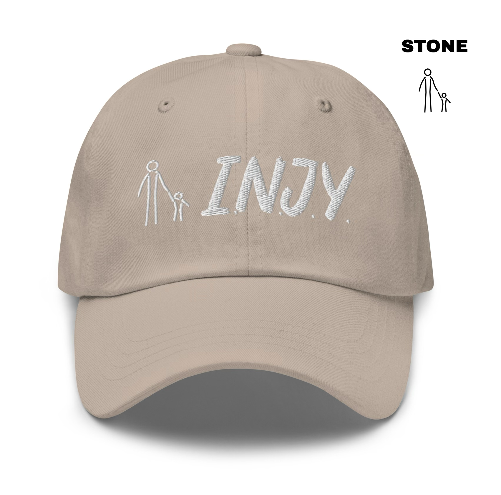 INJY Dad Hat - Stone.png
