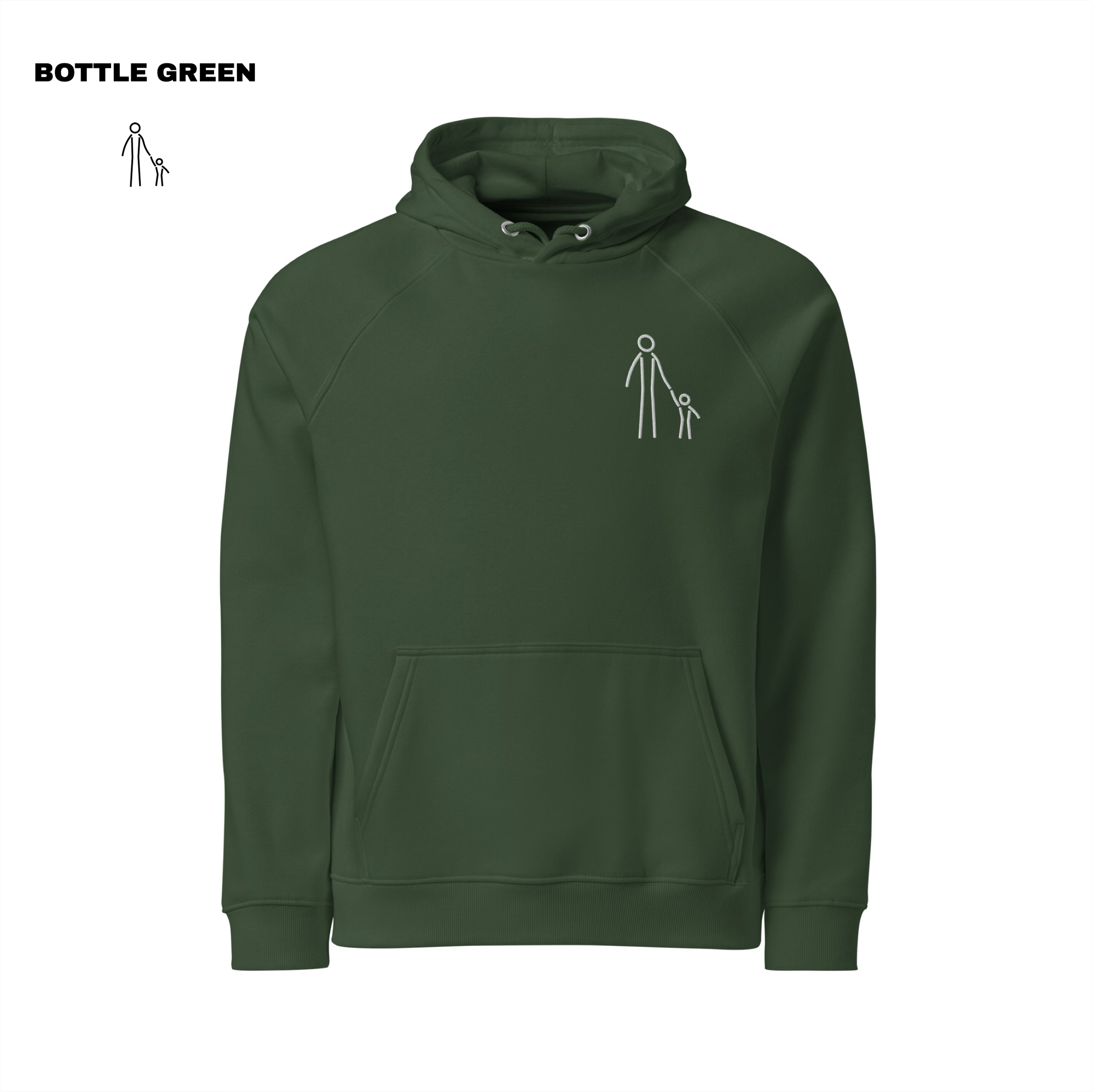 Father & Child Hoody - Bottle Green.png
