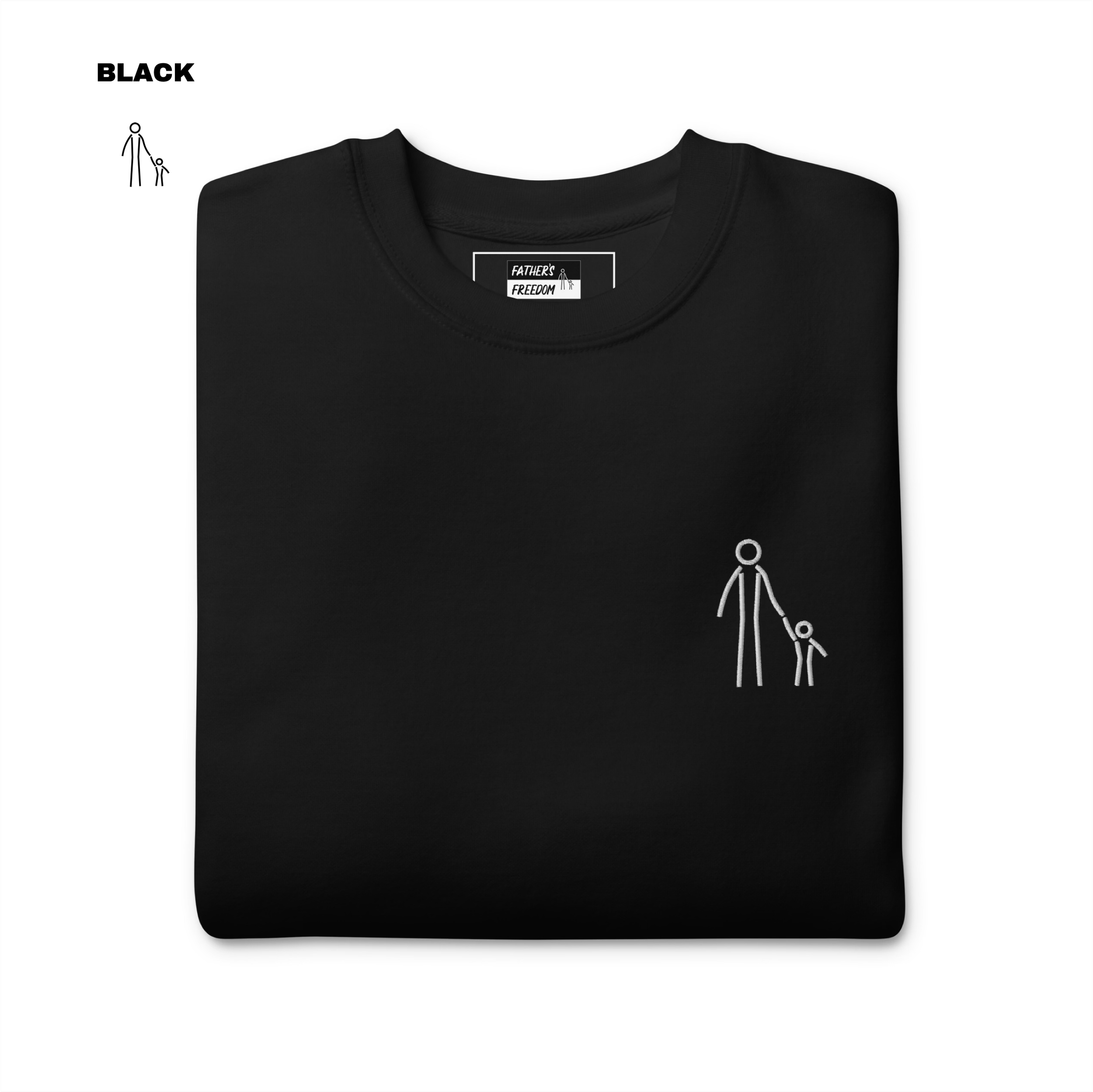 Father & Child Sweatshirt - Black.png