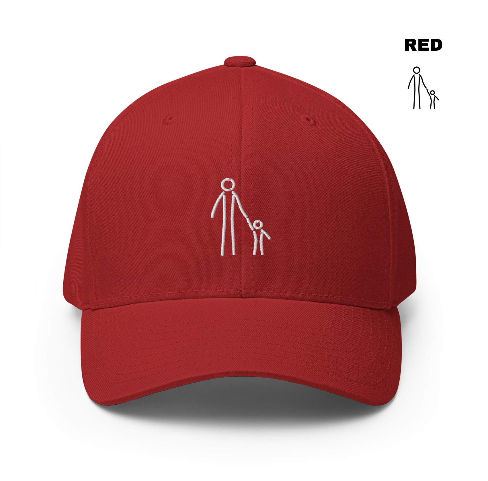 Father & Child Flexfit Cap - Red.png
