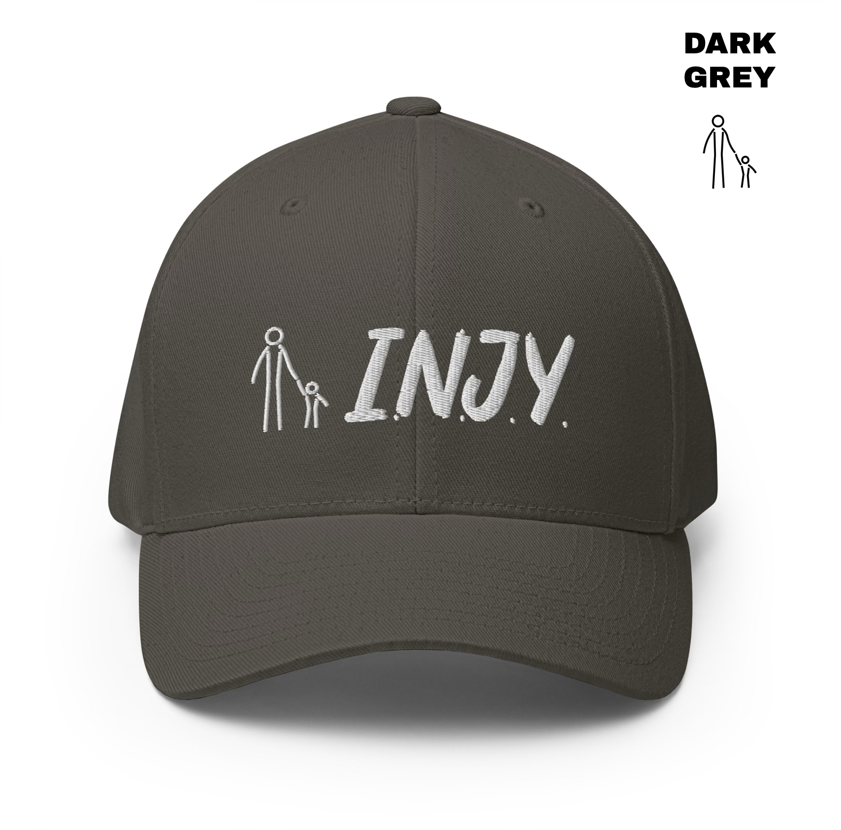 INJY Flexfit Cap - Dark Grey.png