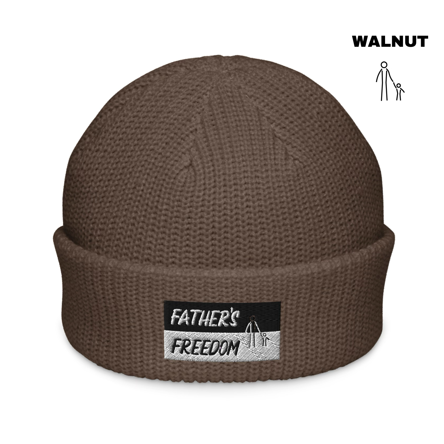 Father's Freedom Fisherman Beanie - Walnut.png