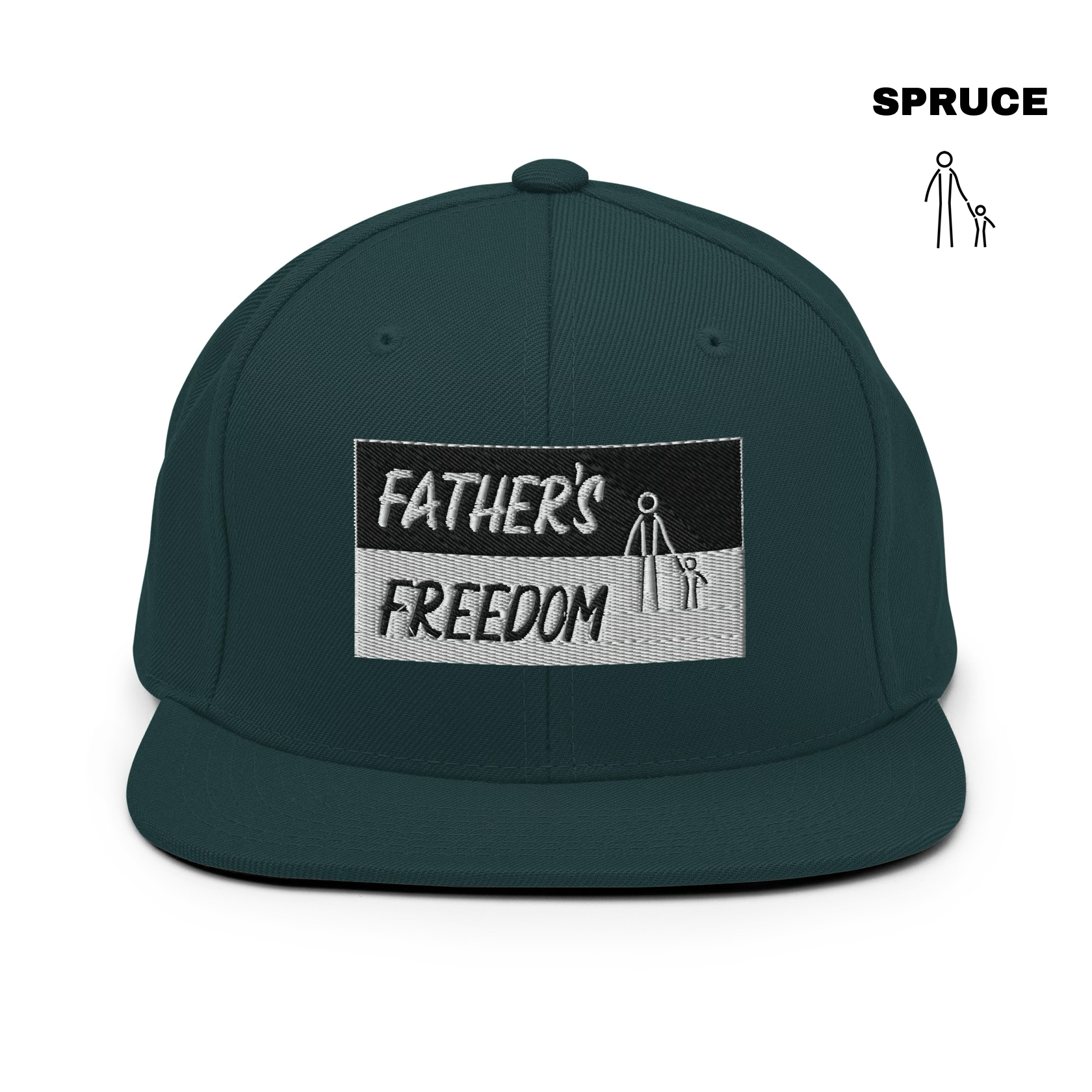 Father's Freedom Snapback - Spruce.png
