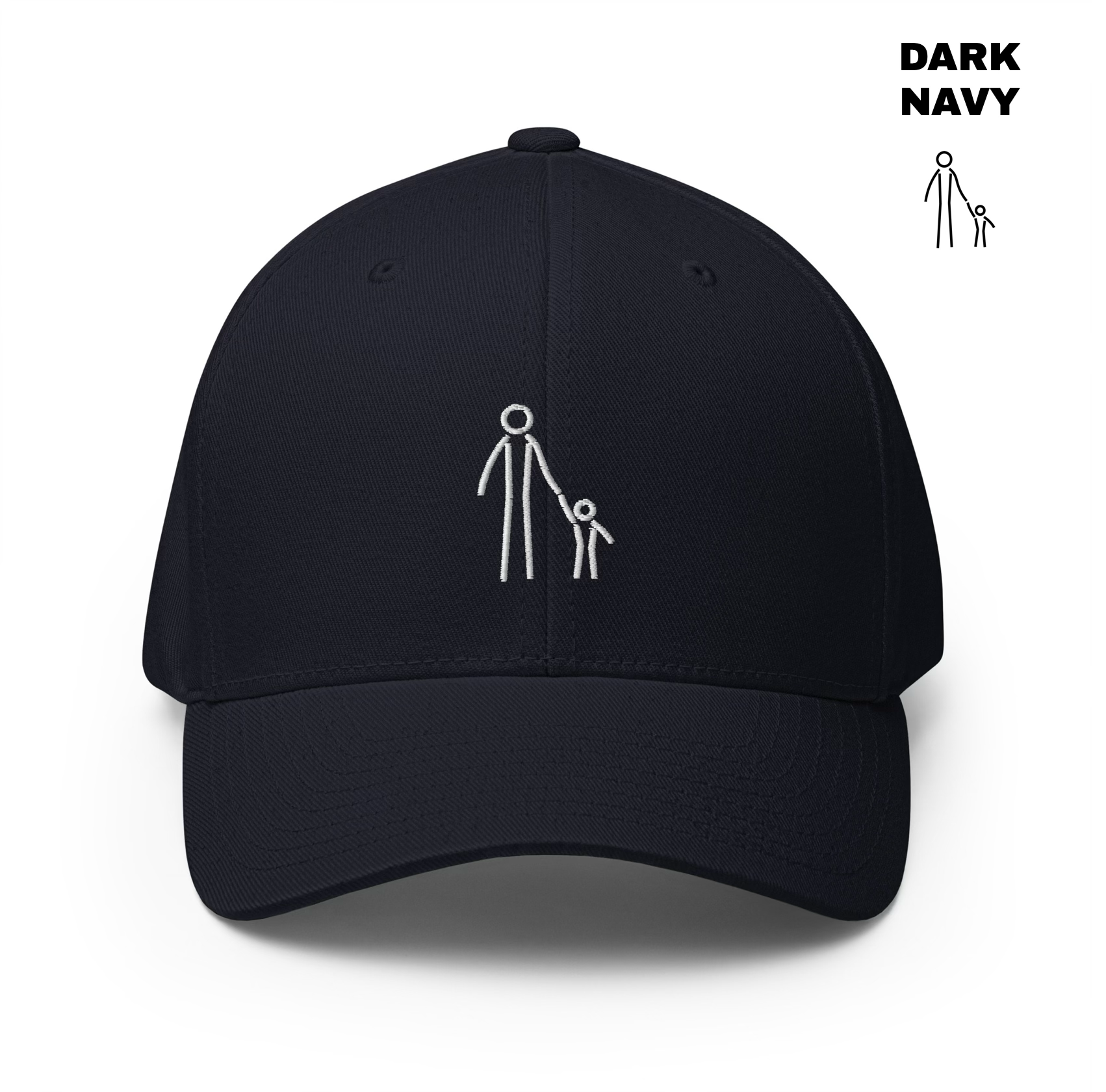 Father & Child Flexfit Cap - Dark Navy.png