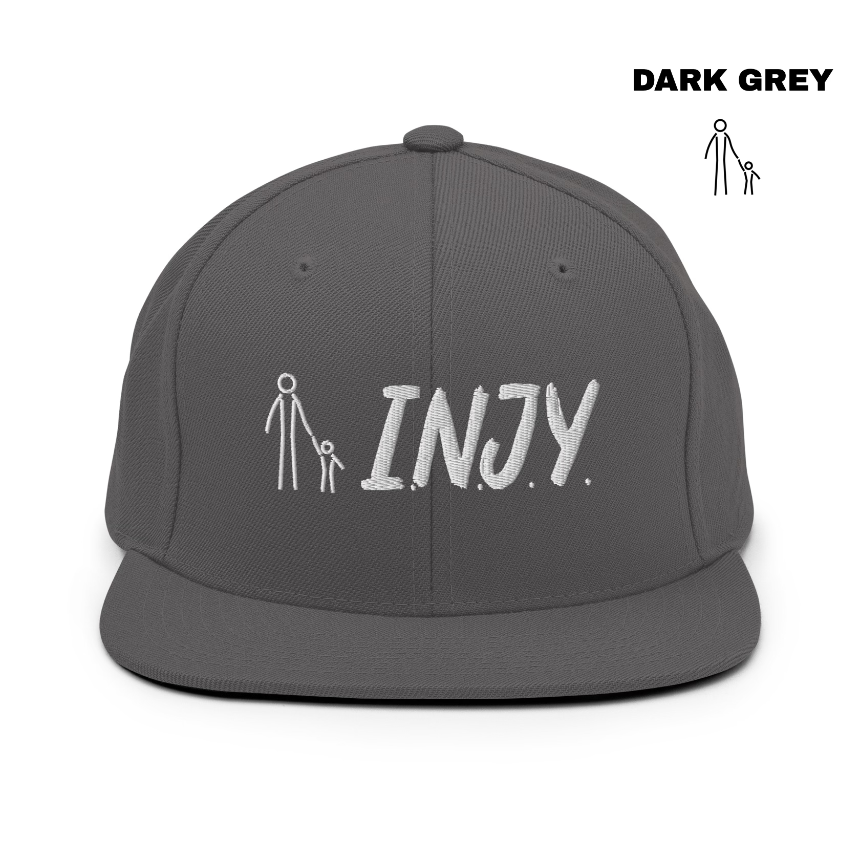 INJY Snapback - Dark Grey.png
