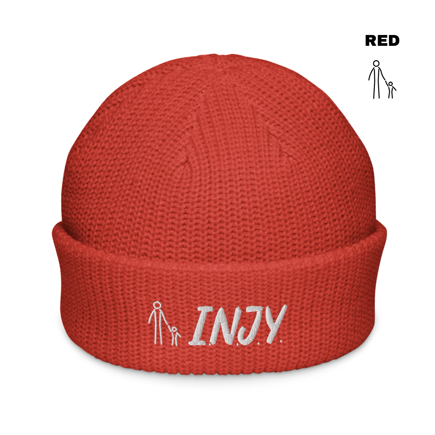 INJY Fisherman Beanie - Red.png