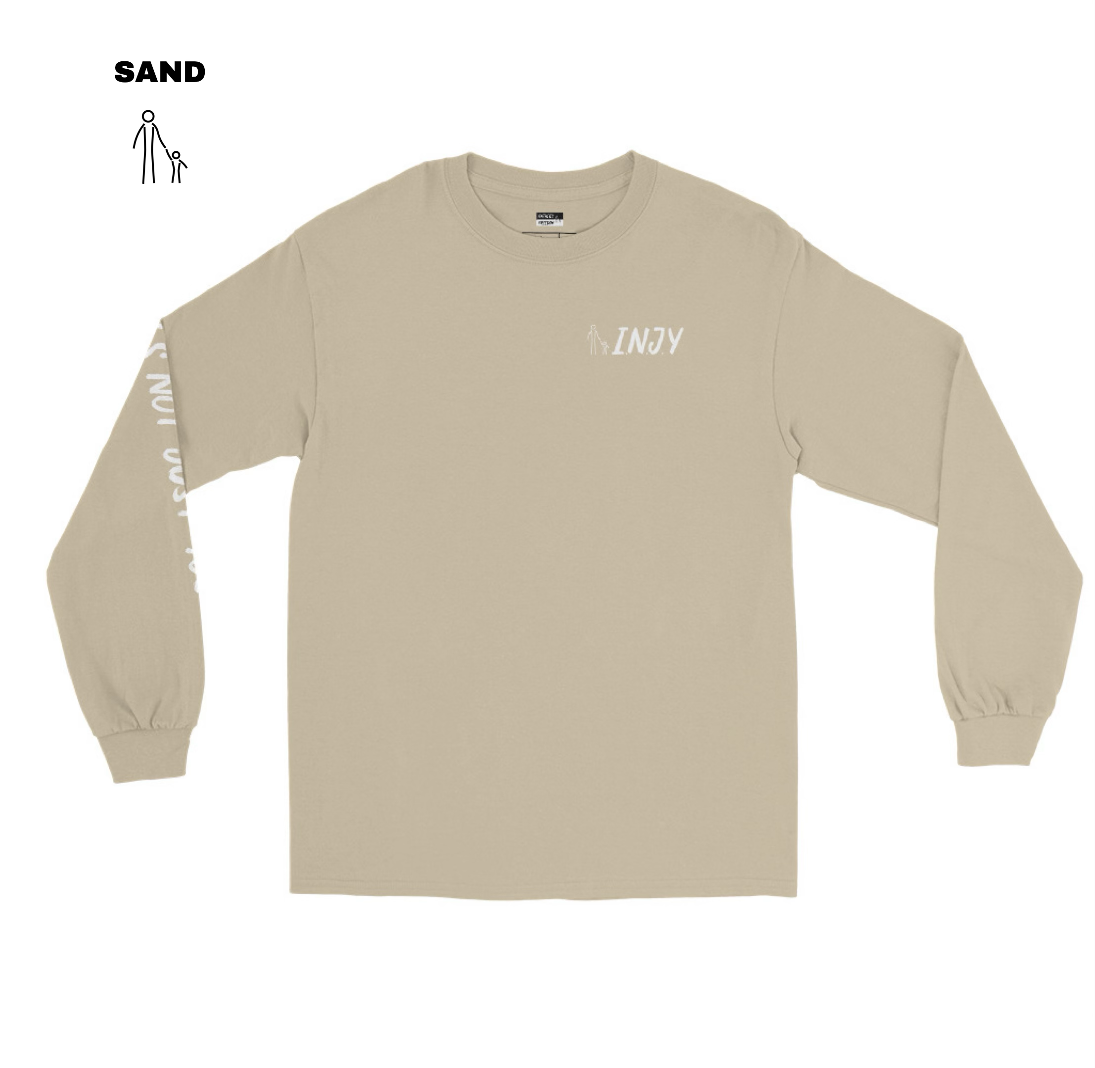 INJY Coded Long Sleeve - Sand.png
