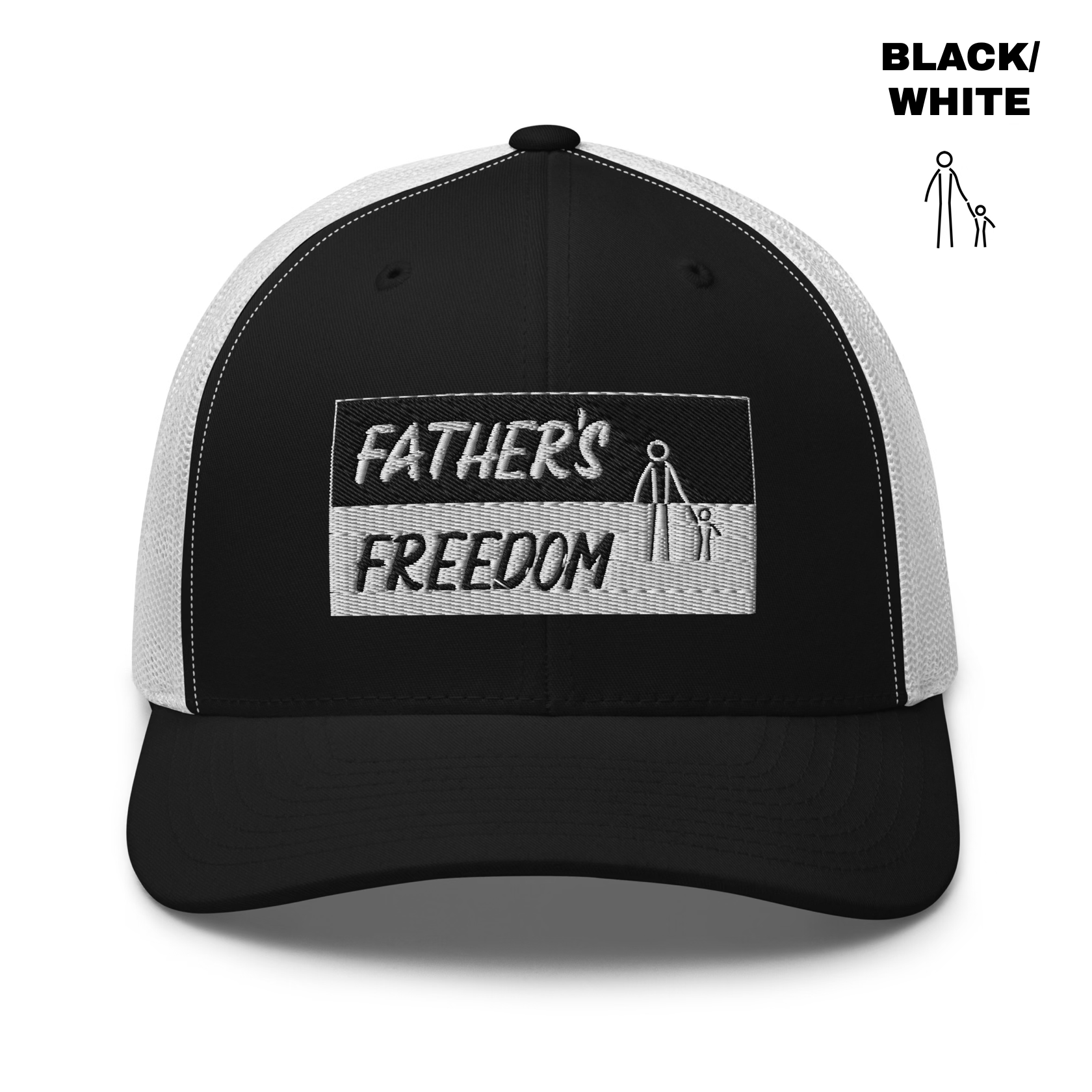 Father's Freedom Trucker - Black:White.png