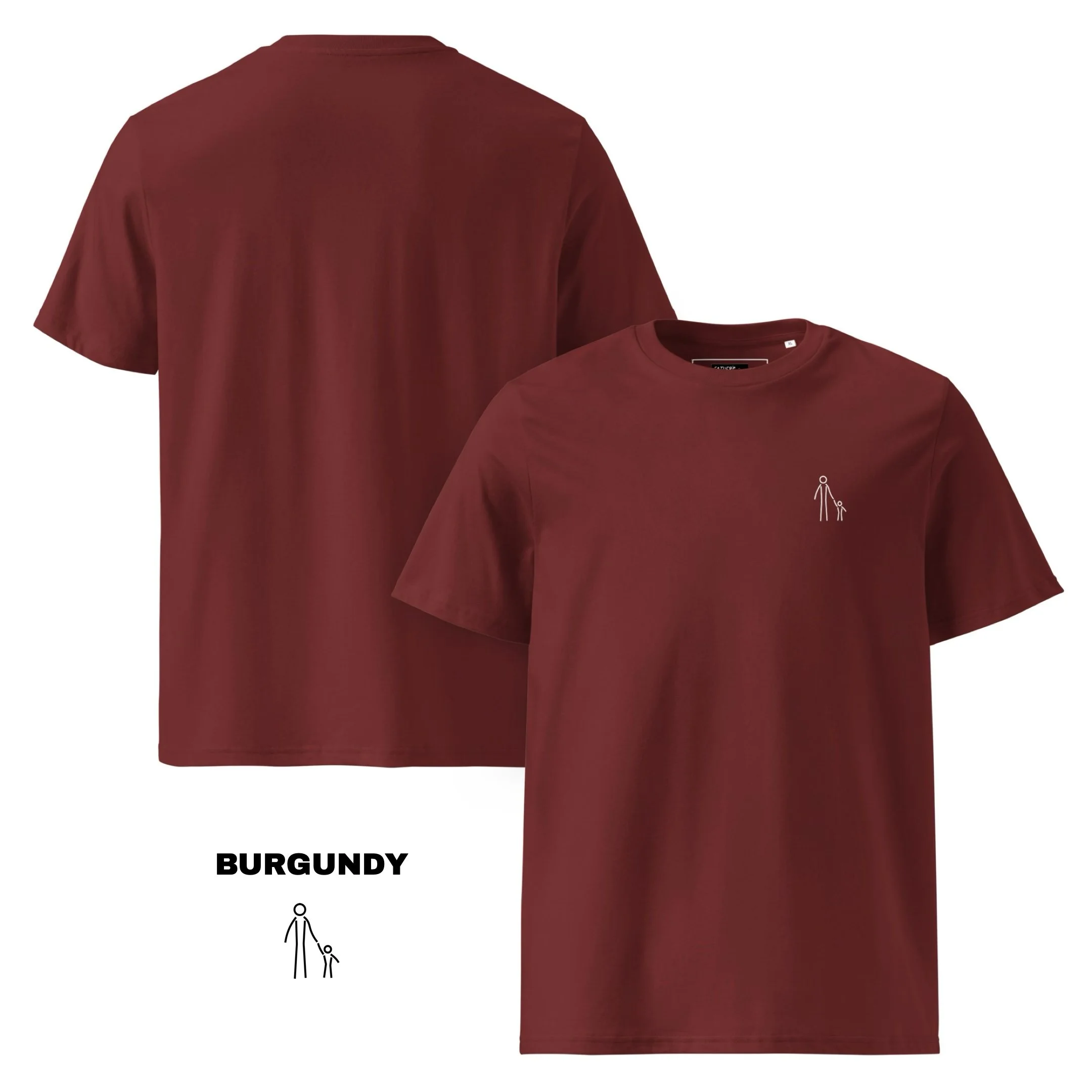 Father & Child Tee - Burgundy.jpg
