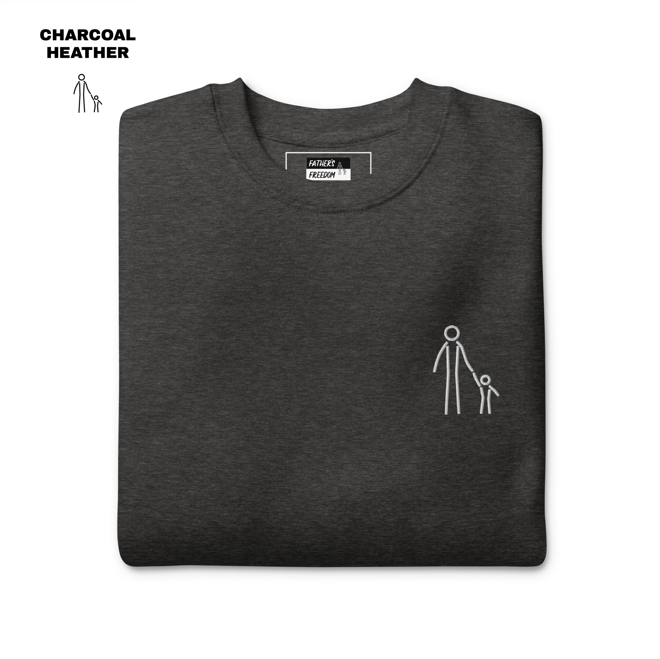 Father & Child Sweatshirt - Charcoal Heather.png