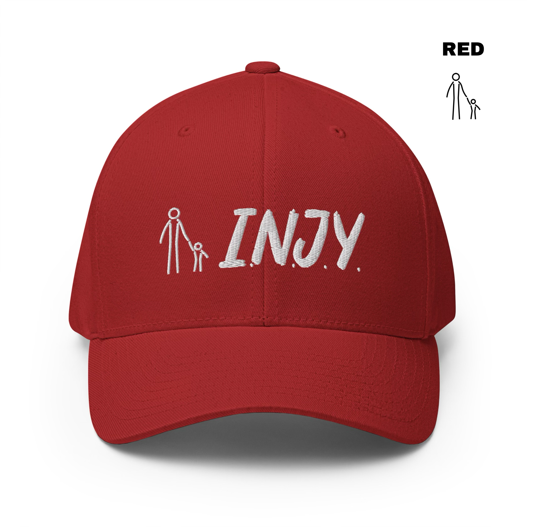 INJY Flexfit Cap - Red.png