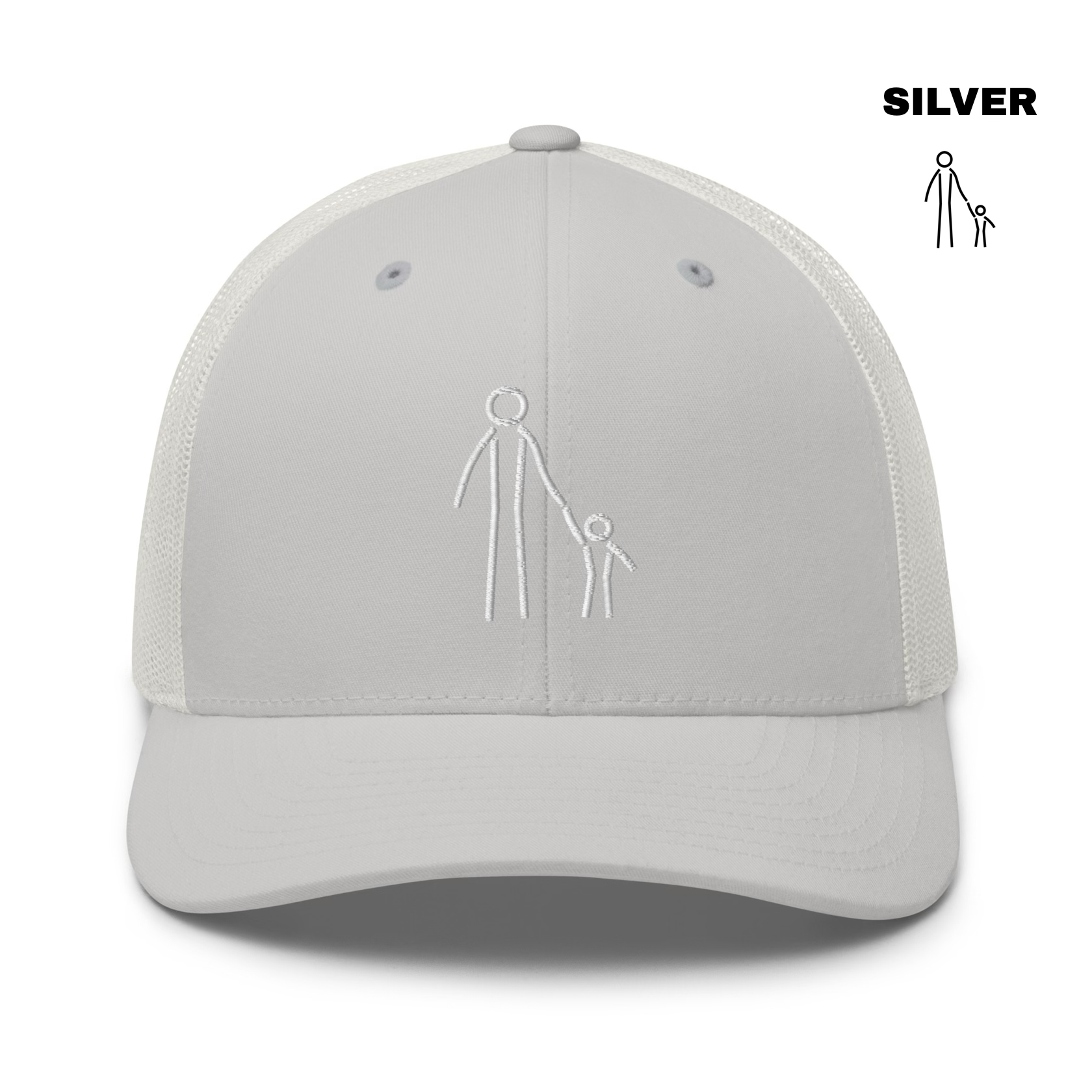 Father & Child Trucker - Silver.png