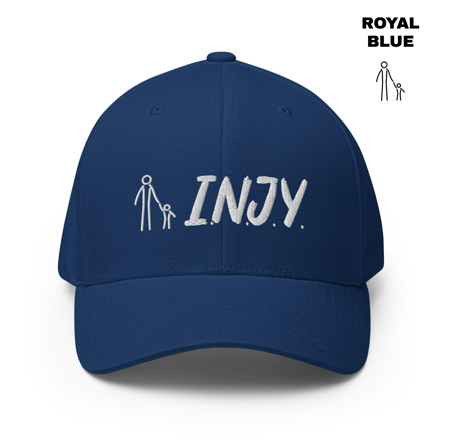 INJY Flexfit Cap - Royal Blue.png